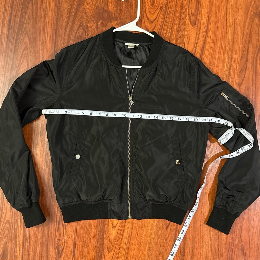 Vintage Y2K Wet Seal Black Bomber Jacket Women’s Medium